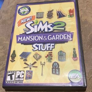 The Sims 2 Mansion & Garden Stuff - PC Game with Purple Packaging